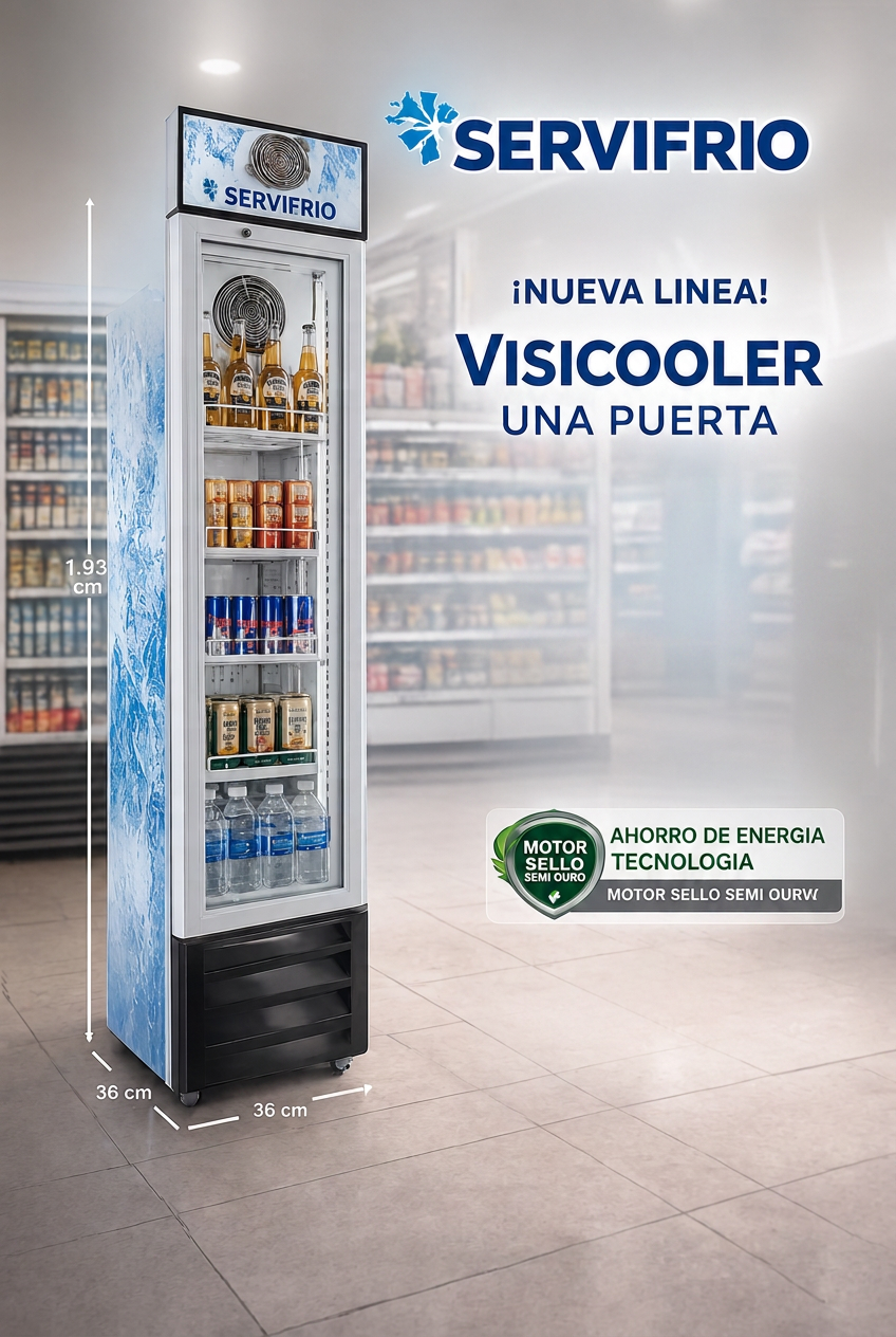 Visicooler Vertical 150L Servifrio en oferta